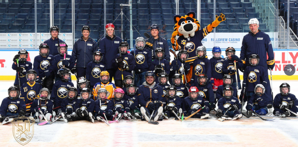 Sabres Learn to Play Hockey NHL